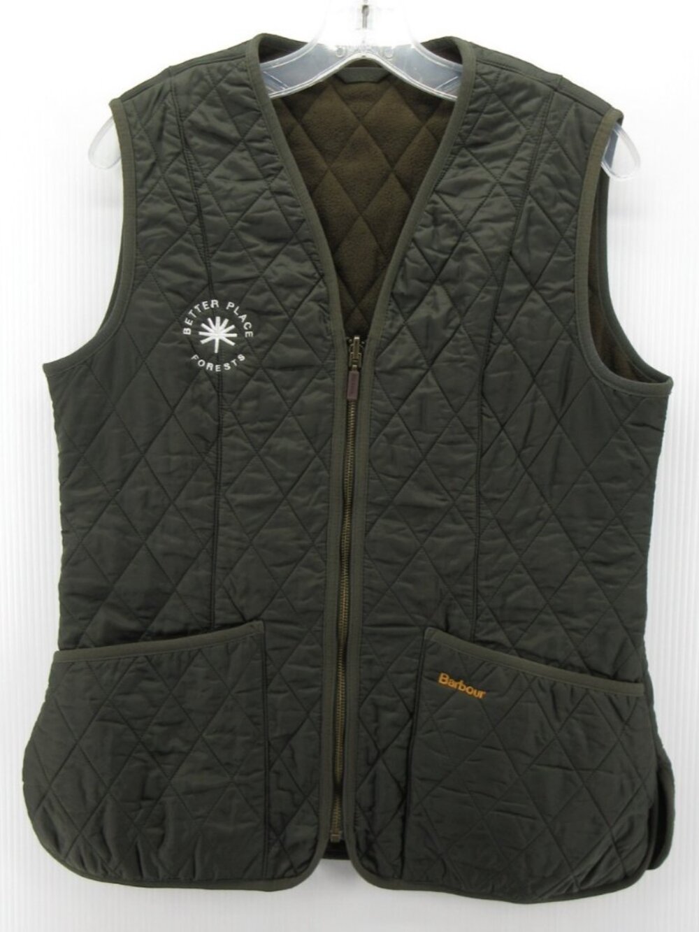 Barbour Vest 10 Betty Fleece Liner Gilet Quilted Jacket Outdoor